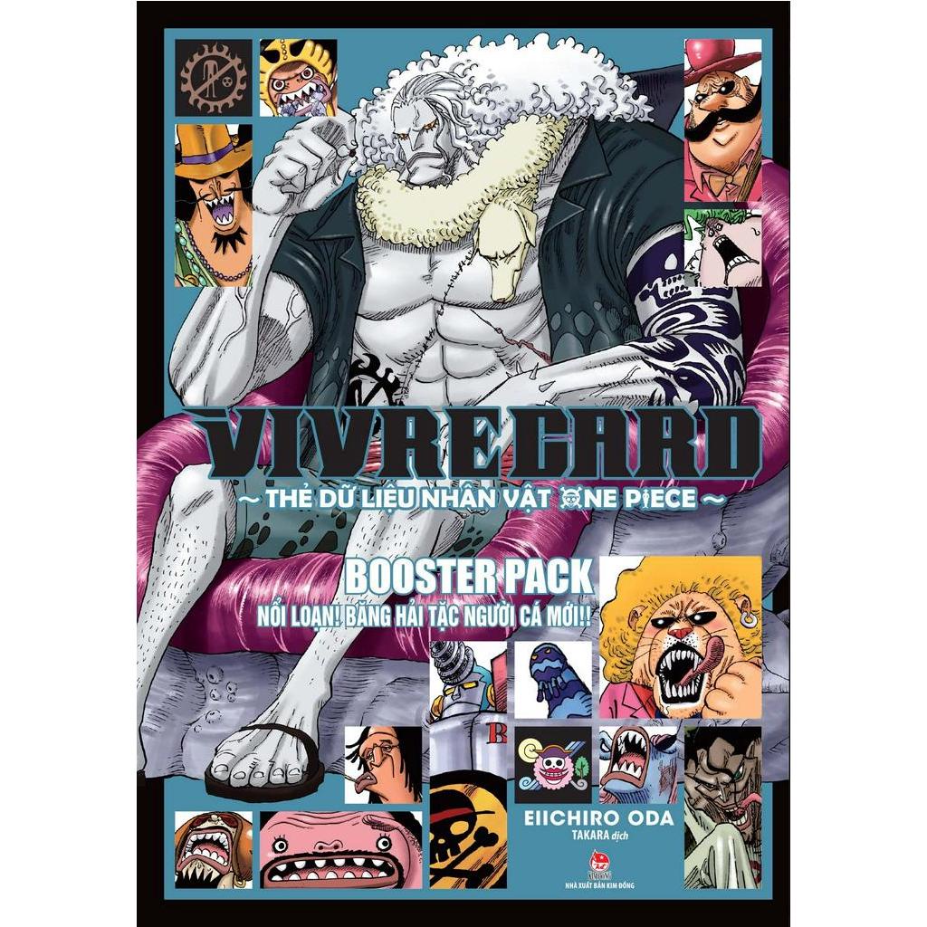 Sách - Vivre Card - Thẻ Dữ Liệu Nhân Vật One Piece Booster Pack - Nổi Loạn! Băng Hải Tặc Người Cá Mới!!