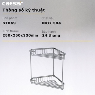 Kệ inox góc 2 Tầng - ST849