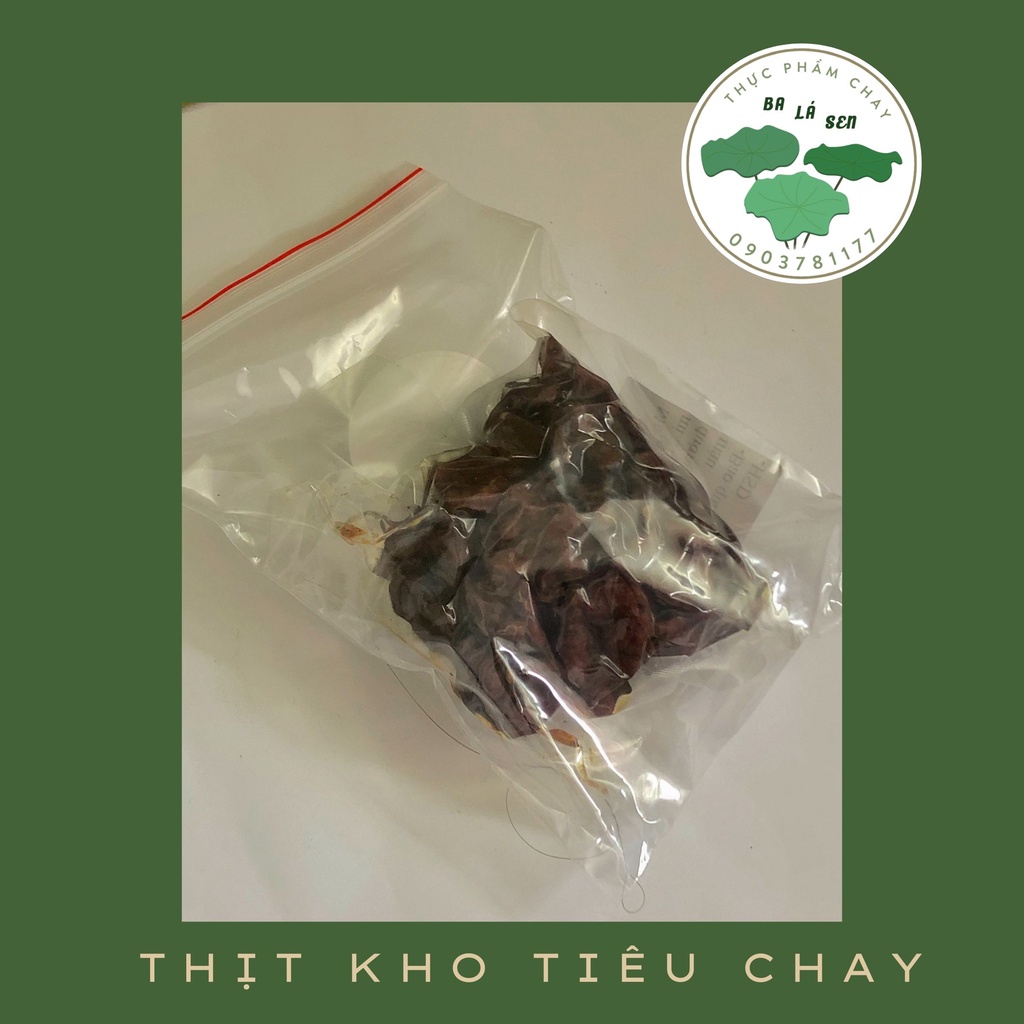 Thịt kho tiêu chay Ba Lá Sen chế biến sẵn bảo quản lâu 200gr