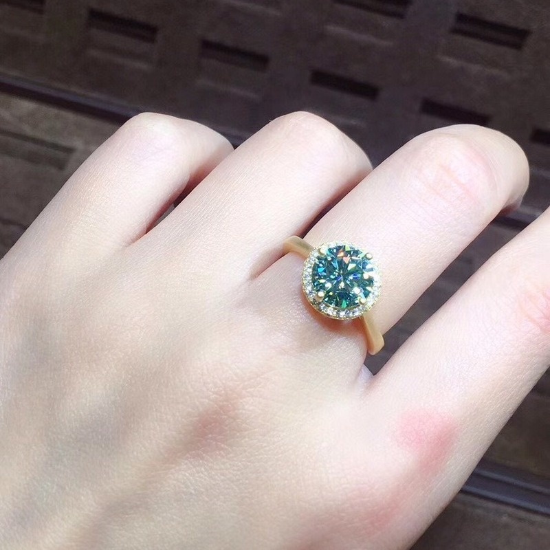 Mặt Dây Chuyền Hình Moissanite Pt950 Độc Đáo Thời Trang Cho Nữ