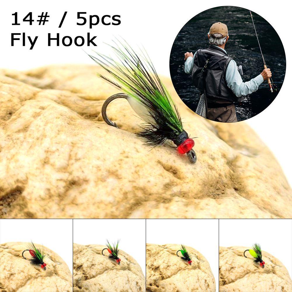 JONYE 5 Mồi Giả Câu Cá Có Móc Câu