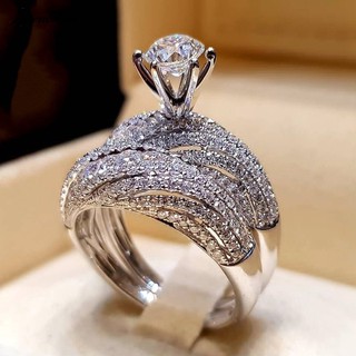 Nhẫn Hợp Kim Đính Đá Phong Cách Vintage