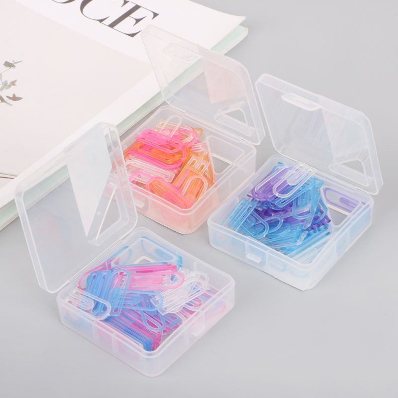 Set 60 Kẹp Giấy Mini Màu Sắc Ngọt Ngào Dễ Thương