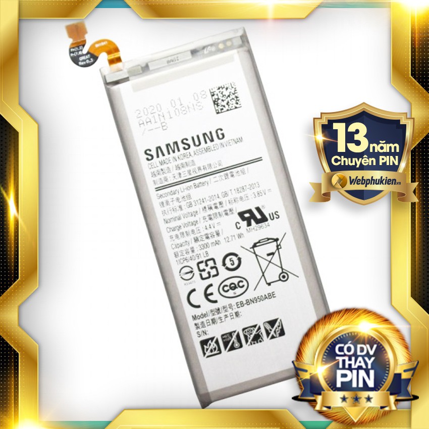 Pin Zin cho Samsung Galaxy Note 8 EB-BN95 BABE - 3300mAh