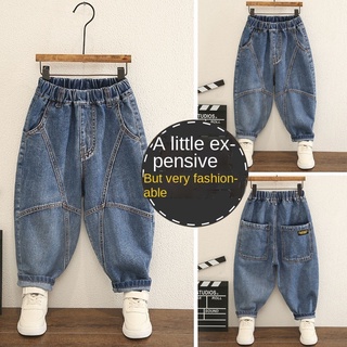 Quần jeans nam ống rộng phong cách Hàn Quốc