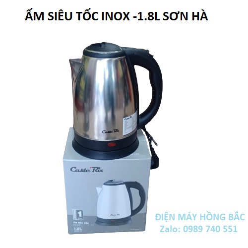 Ấm siêu tốc 1,8 lít Sơn Hà Âm Caste Rix CT 1112, bảo hành 1 năm, sôi nước trong 3-4 phút