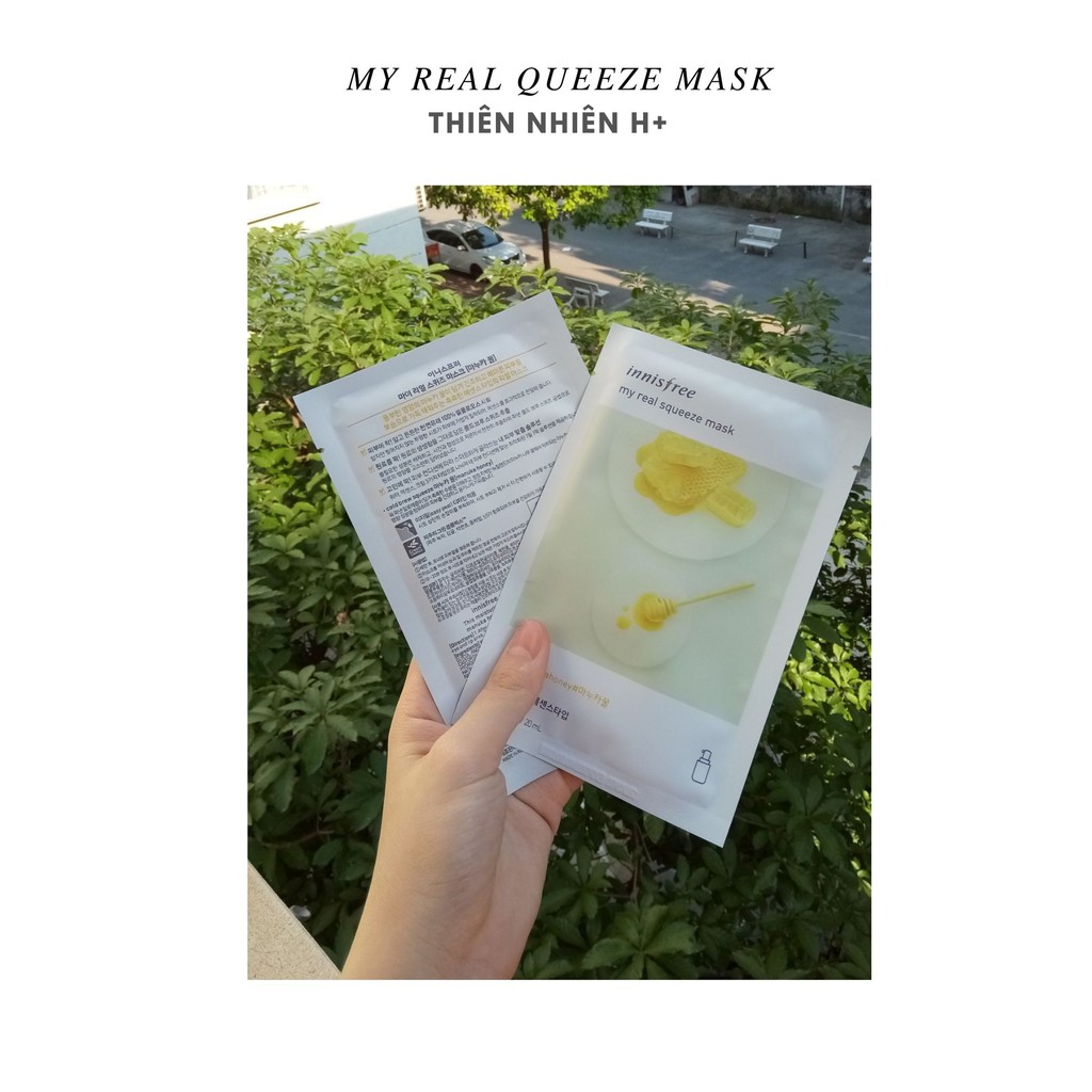 Combo 5 mặt nạ giấy mật ong 20 ml - my real squeeze mask