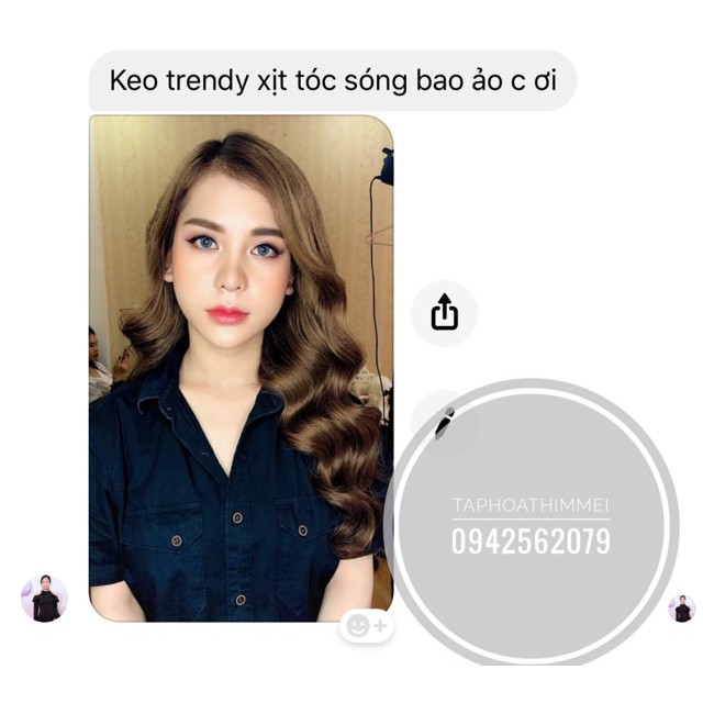 keo xịt tóc trendy beauty