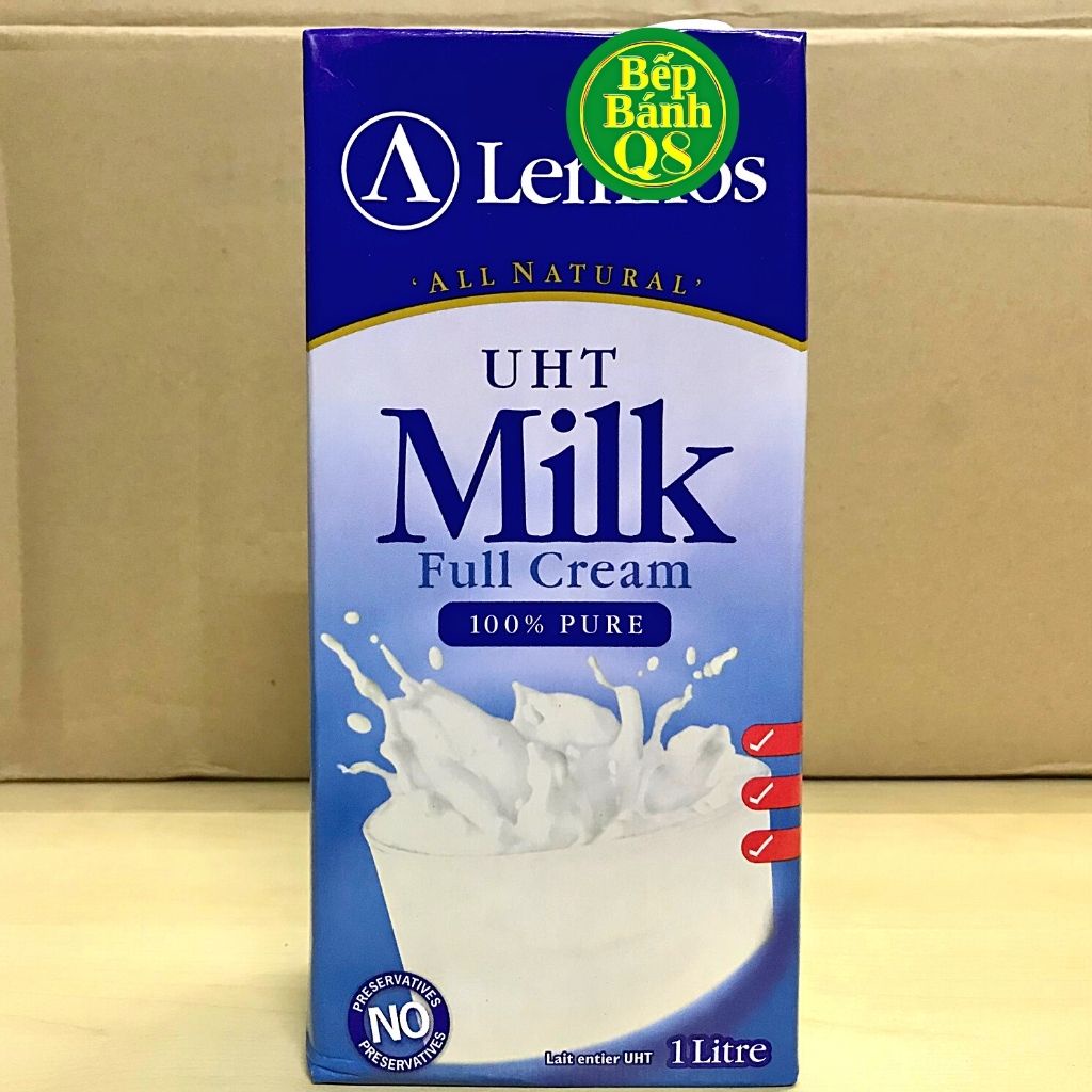 Sữa tươi Không Đường Úc nguyên kem Lemnos full cream UHT milk 1L