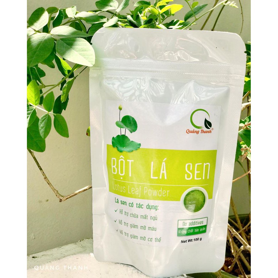 Bột lá sen nguyên chất Quảng Thanh 100g