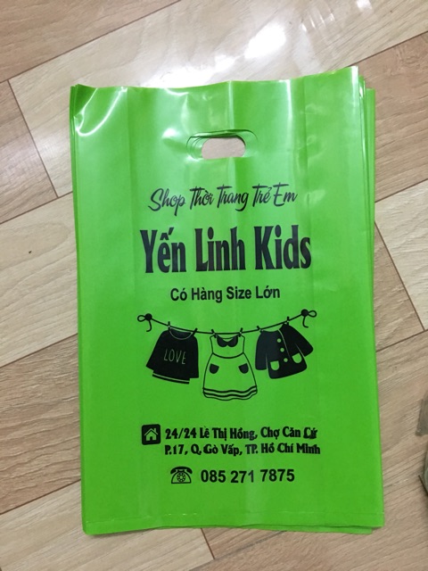 combo 20kg túi in theo yêu cầu xoài PE bóng dẻo