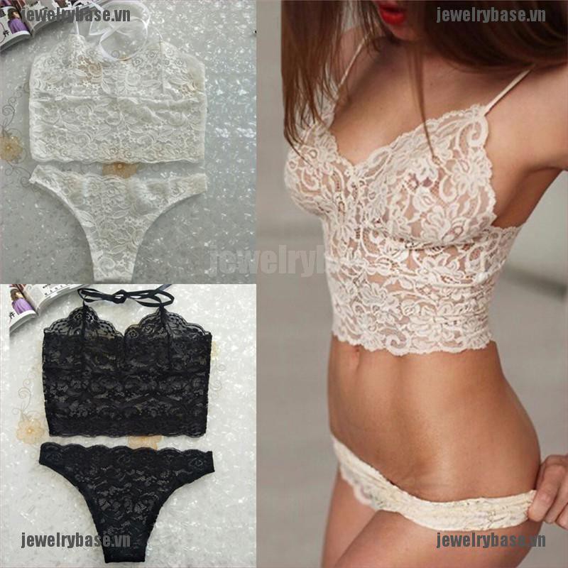 Bộ Đồ Lót Phối Ren Quyến Rũ Thời Trang Dành Cho Nữ