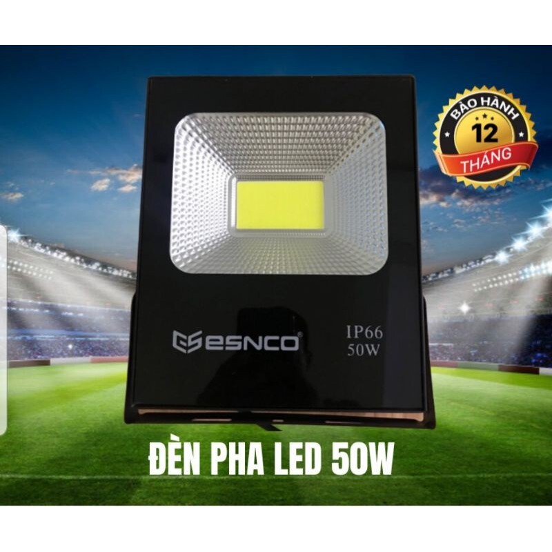 Đèn Led pha siêu sáng ENSCO đủ công suất từ 50w-100w - Chống nước IP66 - Bảo hành 12 tháng 1 đổi 1