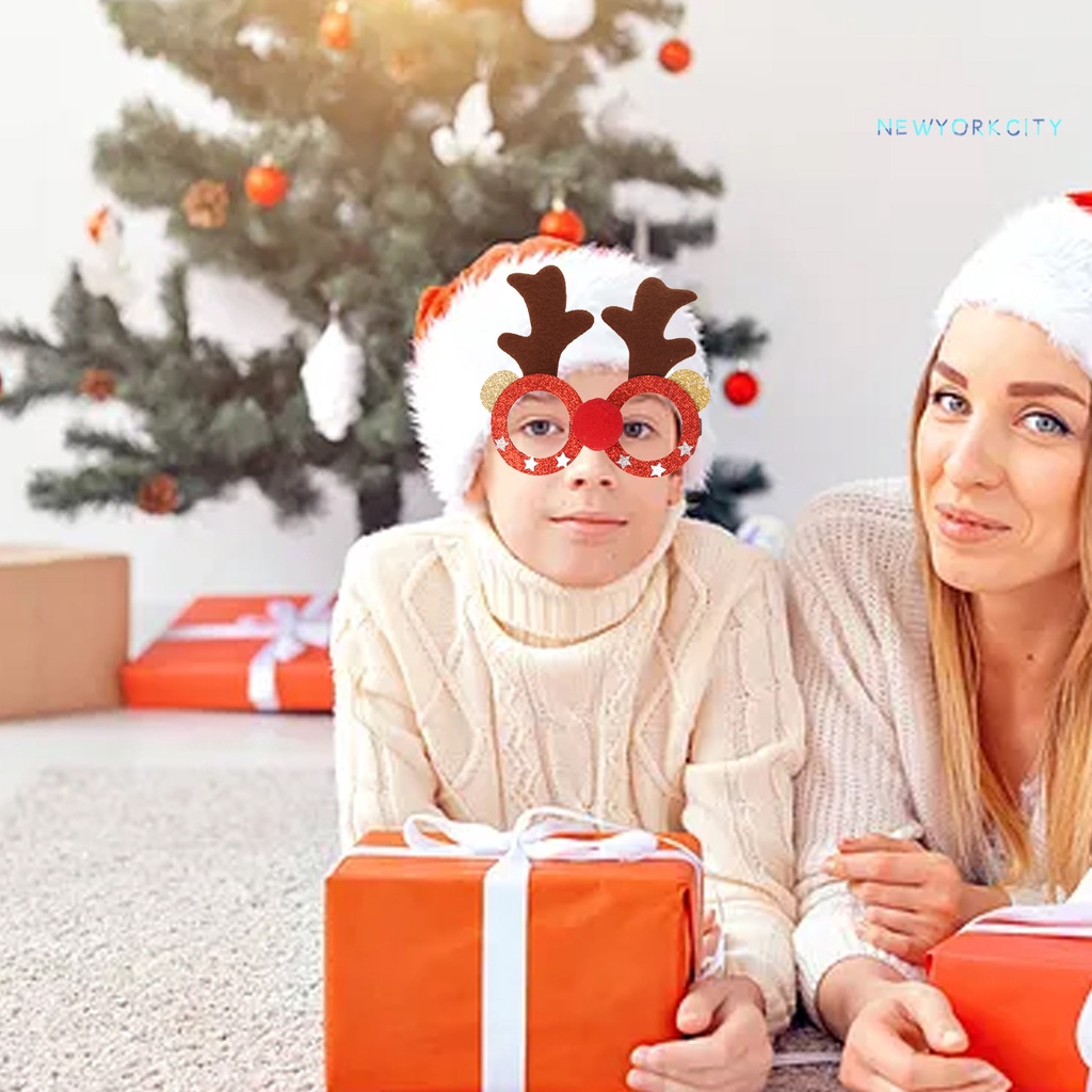 Ny-kính Mát Hình Tuần Lộc Giáng Sinh Thông Dụng Thoải Mái Nhiều Kiểu Dáng Trang Trí Cho Masq