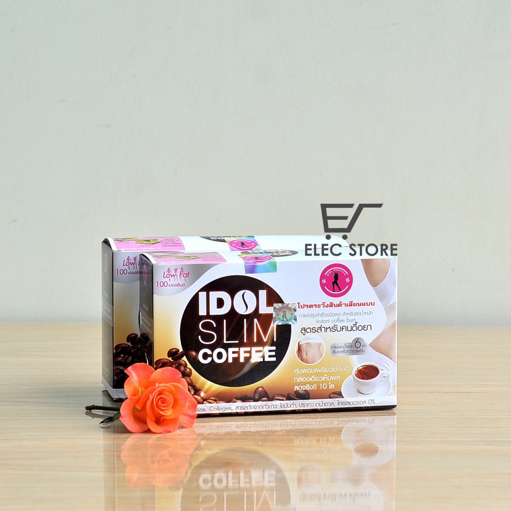 Combo 5 Hộp Idol Slim Coffee - PK Natural (Mỗi hộp 10gói x 15g)