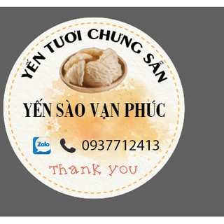 200 Tem nhãn (5cmX5cm) miễn phí thiết kế