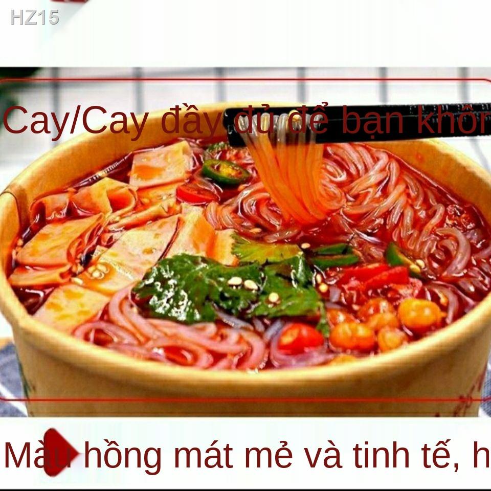 ZMì cay và chua thùng khoai lang đặc sản Trùng Khánh bún nguyên hộp bán buôn net đỏ bữa tối sinh viên