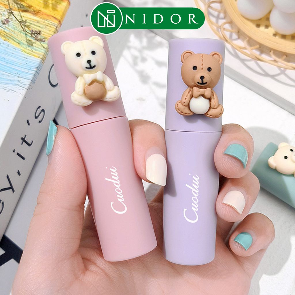 Son Kem Nhung Gấu COUDUI Lipstick Matte Lip Glaze - Nội Địa Trung