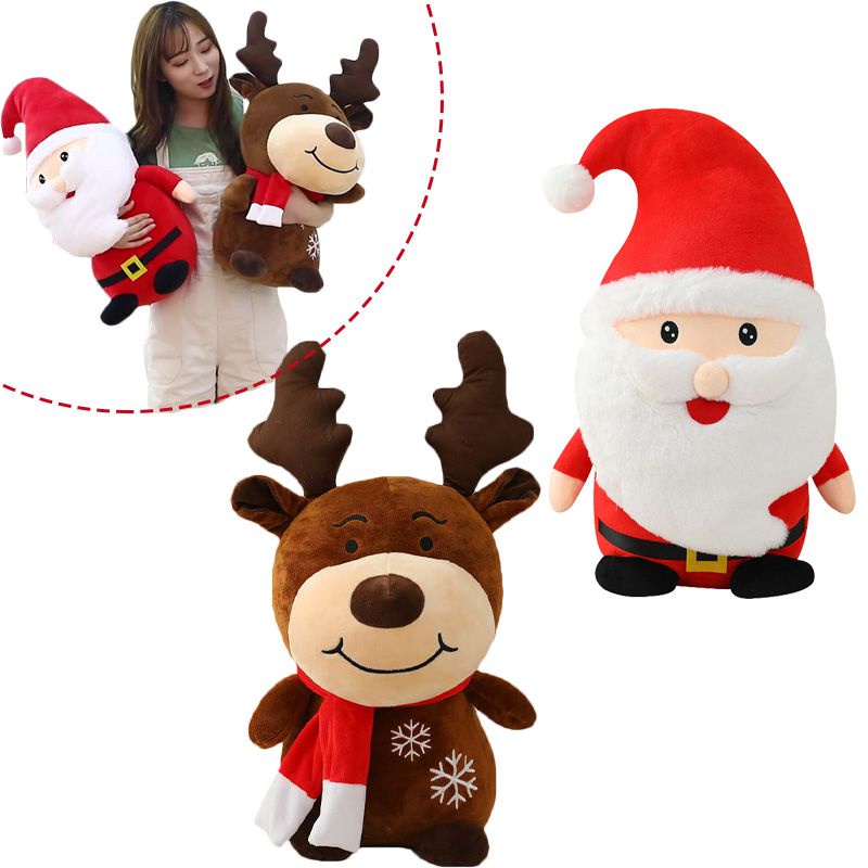 Búp Bê Nhồi Bông Hình Ông Già Noel Trang Trí Giáng Sinh