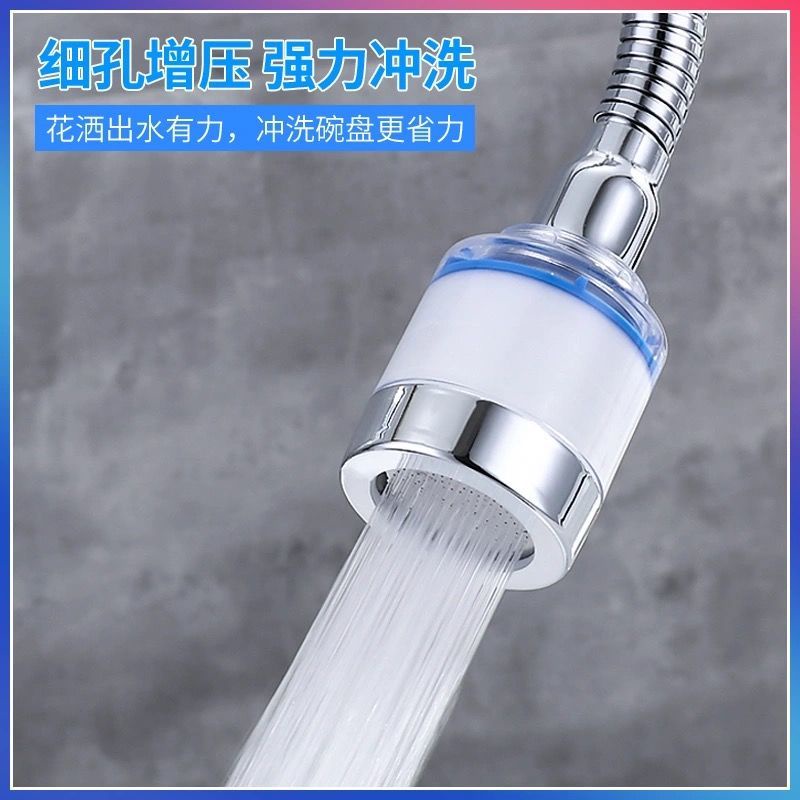 Đầu Lọc Gắn Vòi Nước Chống Văng Có Thể Xoay Tiện Dụng Cho Nhà Bếp/Phòng Tắm