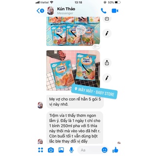 Bột ăn dặm/lắc sữa Fruto Nga 200g