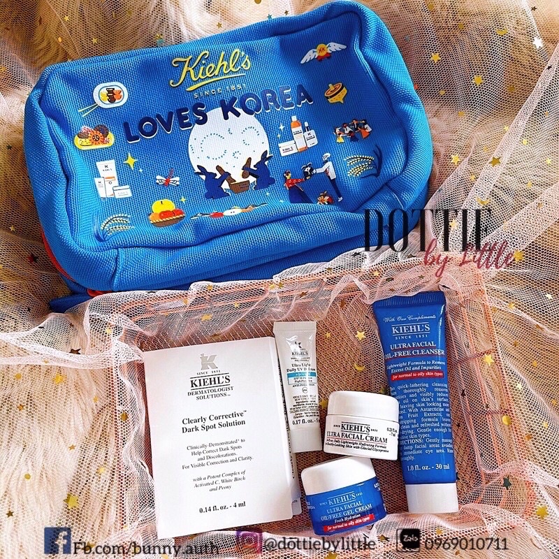 Set dưỡng da 6 món Kiehls