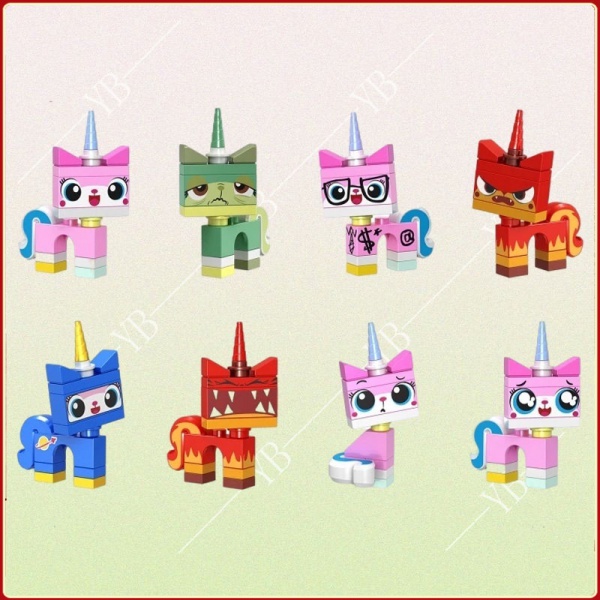 Bộ Đồ Chơi lego Lắp Ráp Mô Hình Mèo Mắt Mèo Dễ Thương Cho Bé