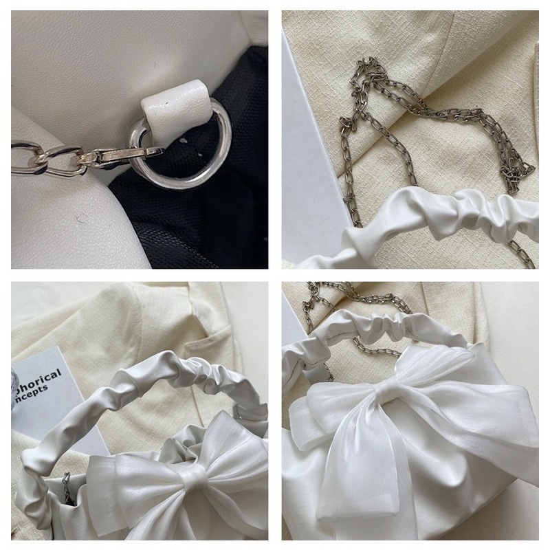 One Túi Xách Đeo Vai Hình Vuông Cỡ Lớn Phối Nơ Thời Trang Mùa Hè NB00095