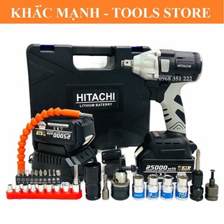 Máy siết bulong hitachi 199v model 202, tặng full phụ kiện như hình