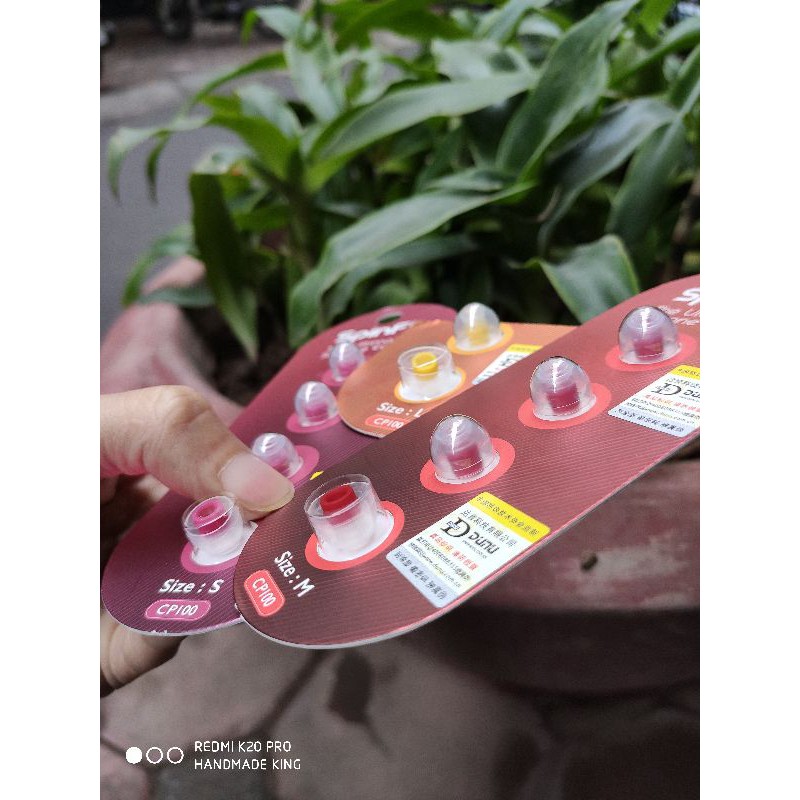 Núm nhét tai SpinFit CP100, núm cao su nhét tai siêu mềm