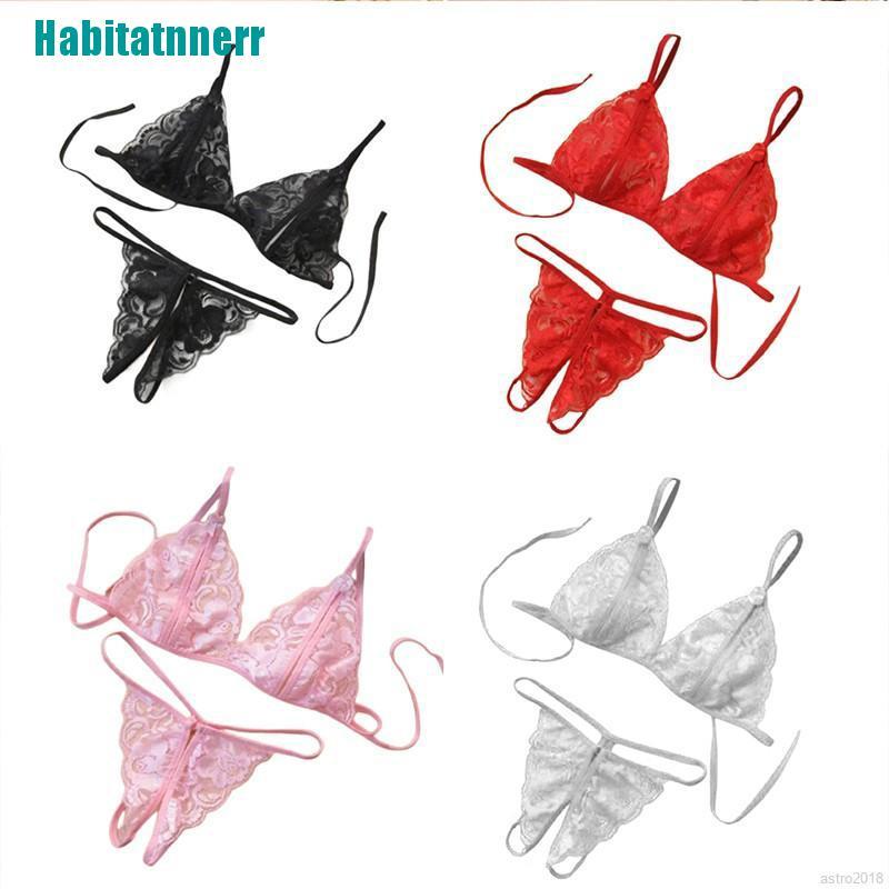 Bộ Đồ Lót Ren Không Gọng Quyến Rũ Cho Nữ