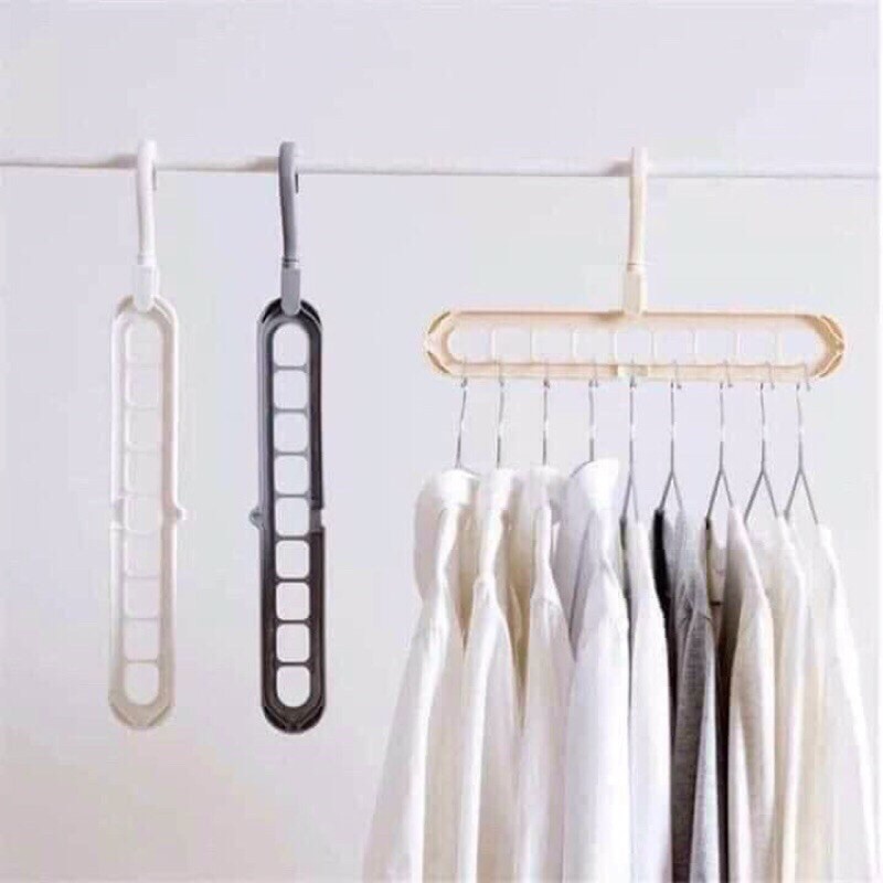 Móc treo 9 lỗ đa năng,giao màu ngẫu nhiên..!**