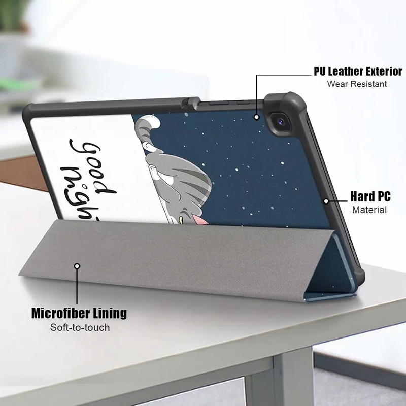 Bao Da Nắp Gập Cho Máy Tính Bảng Samsung Tab A7 Lite 8.7inch 2021 Sm T220 T225