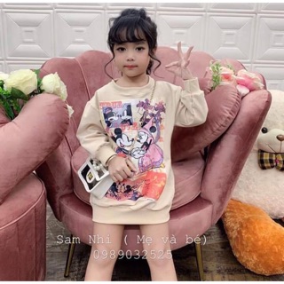 Áo chùm mông cho bé chất đẹp dày dặn