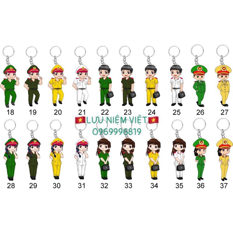 Móc khoá nhựa dẽo logo & ca