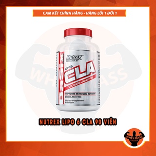 Cla thực phẩm hỗ trợ đốt mỡ giảm mỡ bụng giảm cân nutrex lipo 6 cla 90 viên