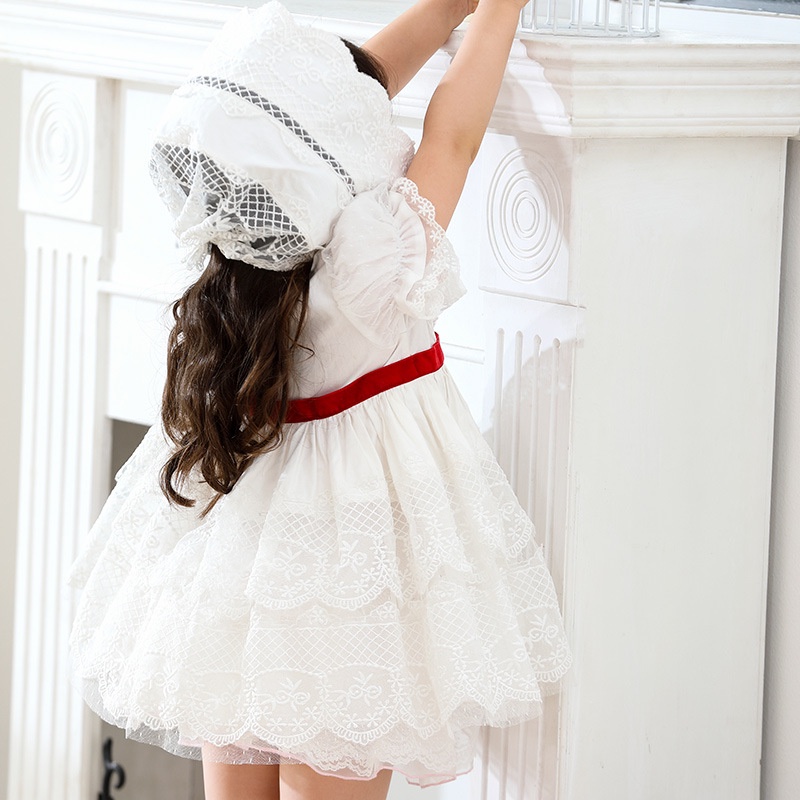 Đầm lolita họa tiết bạch tuyết phong cách Âu Mỹ thời trang mùa hè mới cho bé gái 21 tuổi