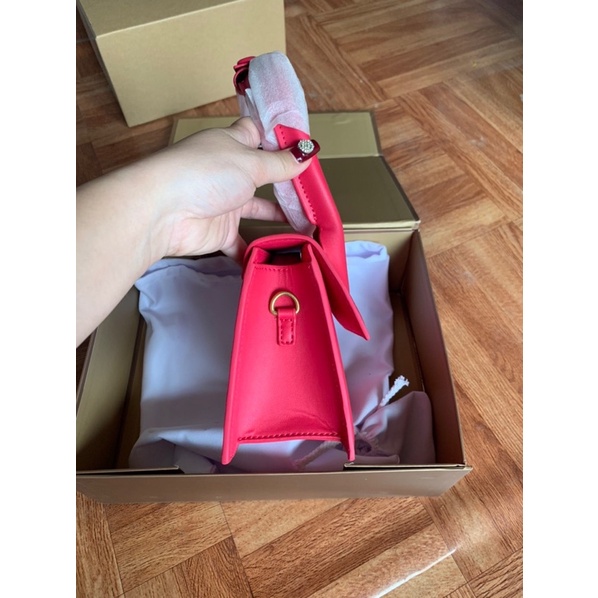 TÚI JACQUEMUS HỒNG TAY XOẮN SZ18CM