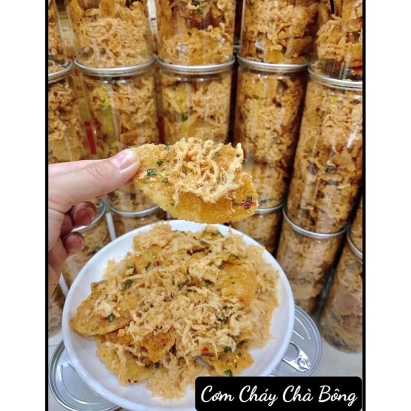 Cơm Cháy Lắc Chà Bông Loại 1 , 500Gram Siêu Ngon Loại 1