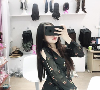 (Ảnh thật) Kẹp u tóc thẳng 60p