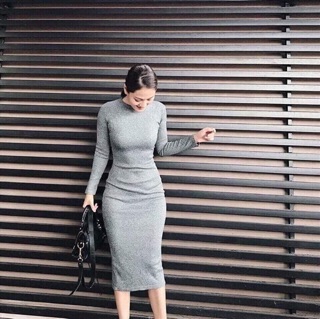 Váy len body hàng may kĩ VLS0121007