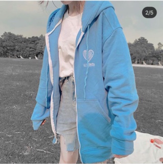 [Mã FAXANH1505 giảm 10K đơn 50K] ❤️Áo Khoác Hoddie Da Cá Thêu Heart👻 | BigBuy360 - bigbuy360.vn