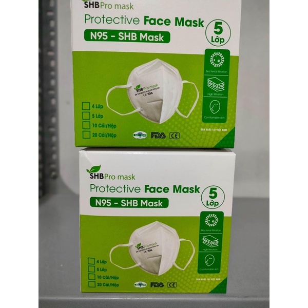 Khẩu Trang N95 - SHB Mask ( hộp 20 cái )