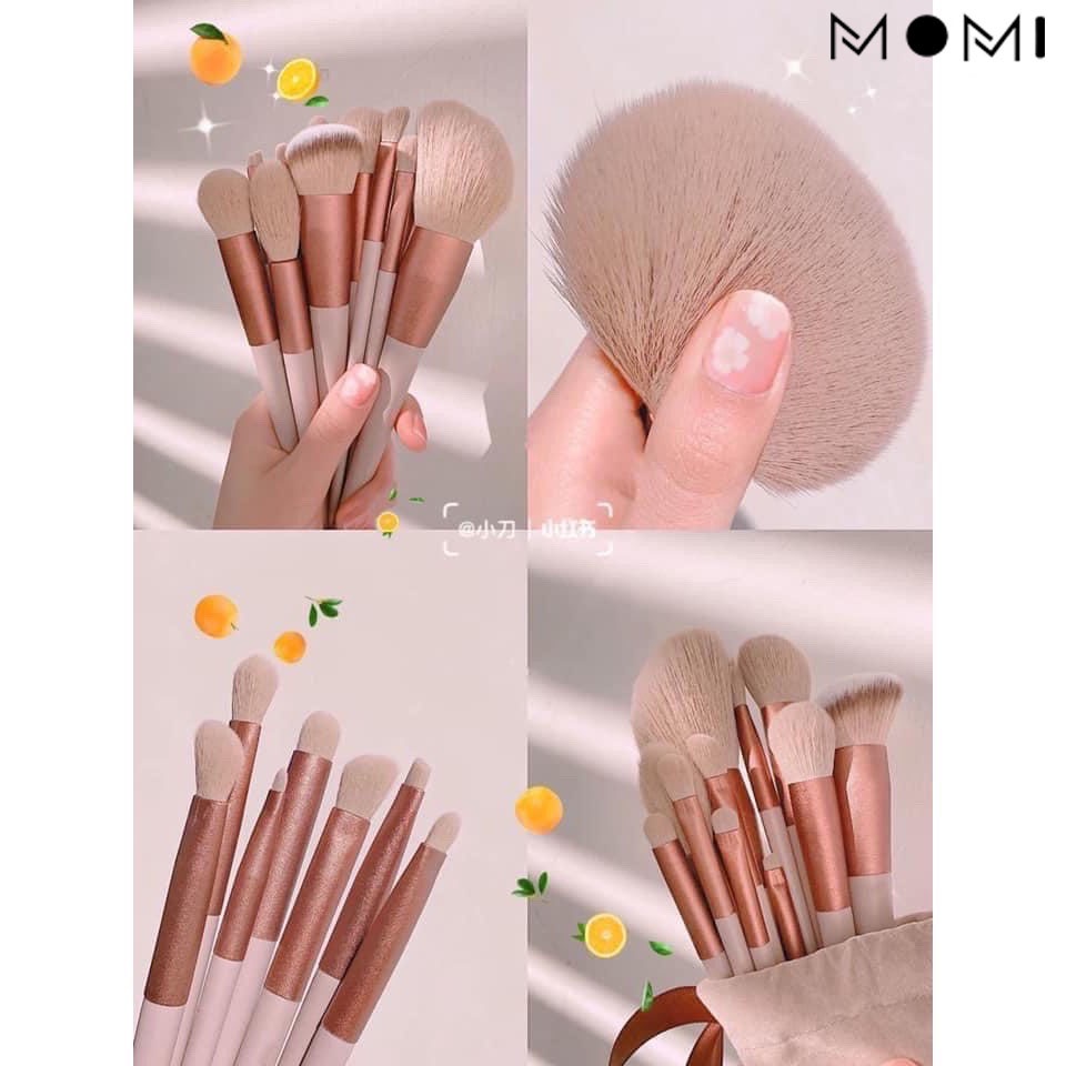 Bộ Cọ Trang ĐiểmCọ Makeup Cá Nhân Set 13 Cây Lông Mềm Mịn Chất Đẹp Hàng Hot Nội Địa Trung Màu Xanh/ Hồng Nhãn Hiệu FIX