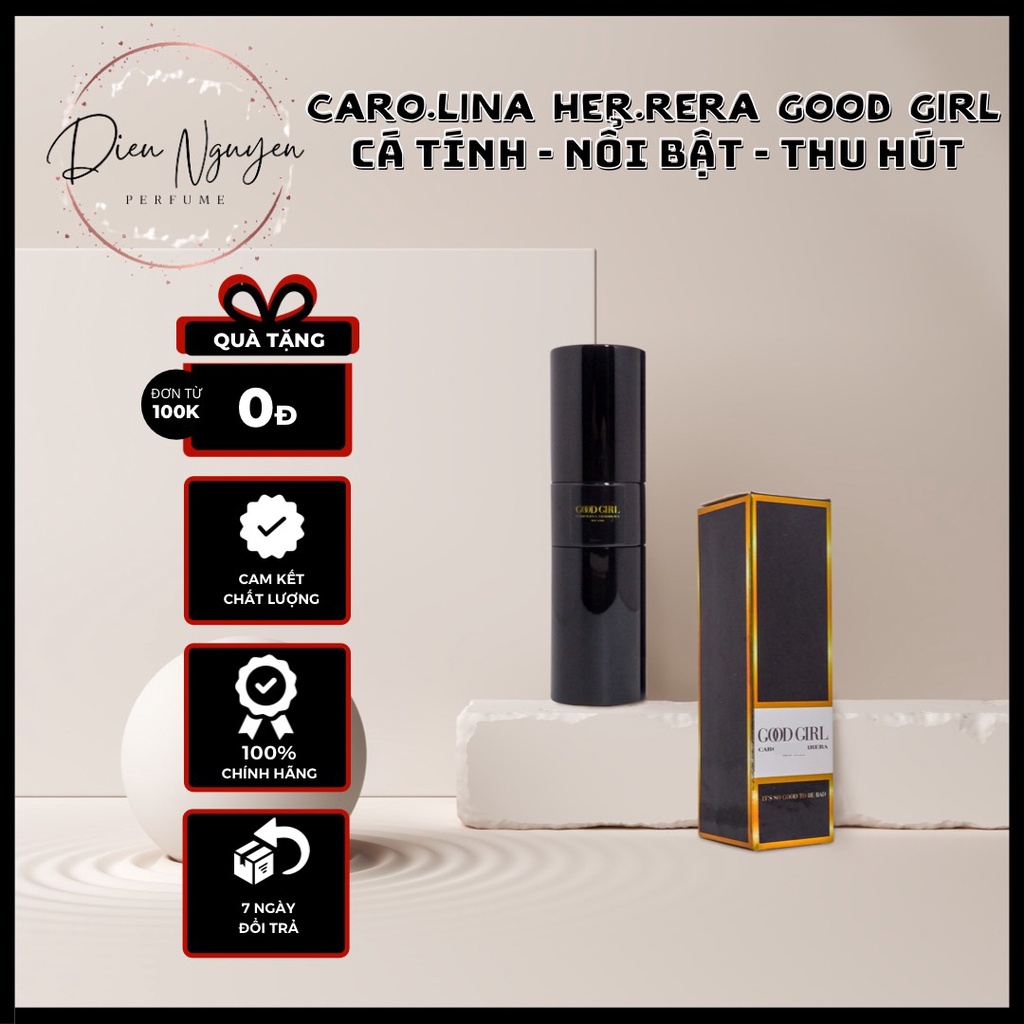 Nước Hoa Nữ Chình Hãng GOOD GIRL Thơm Lâu Mini 20ml