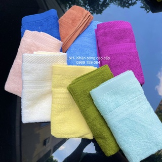 [Loại đẹp] Khăn mặt cao cấp sợi sồi, cotton 30 * 50 cm