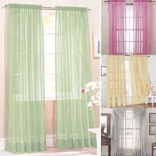 Rèm Cửa Sổ Vải Voan Mỏng Xuyên Thấu