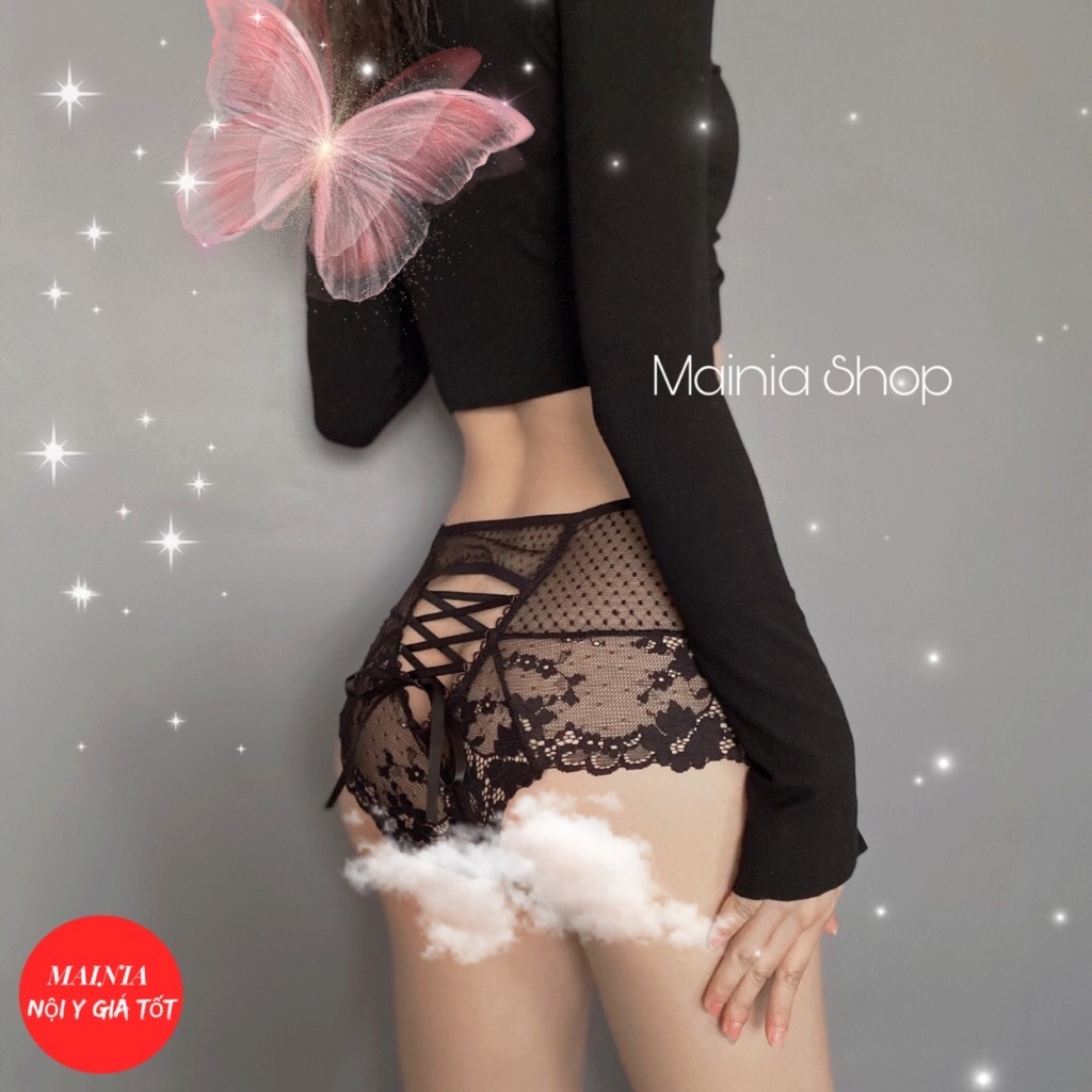 QUẦN LÓT NỮ REN HOA LƯNG CAO Sexy ❤️ GỢI CẢM ❤️ QUYẾN RŨ MAINIA Shop