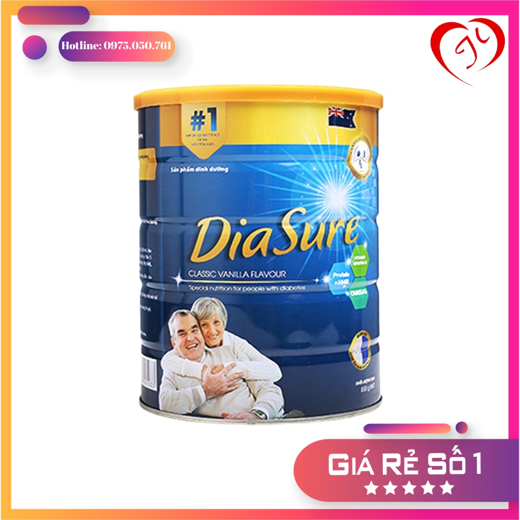 Sữa Diasure Premium 850g - Dinh Dưỡng Dành Cho Người Tiểu Đường