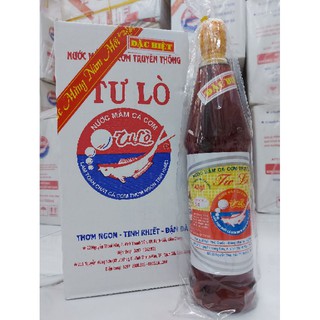Nước mắm Phú Quốc Tư Lò ( 650ml - 42 độ đạm )/(Thùng 2 chai)